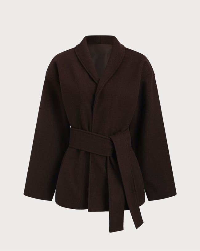 Women's Woven Polyester Coat Outerwear - RIHOAS