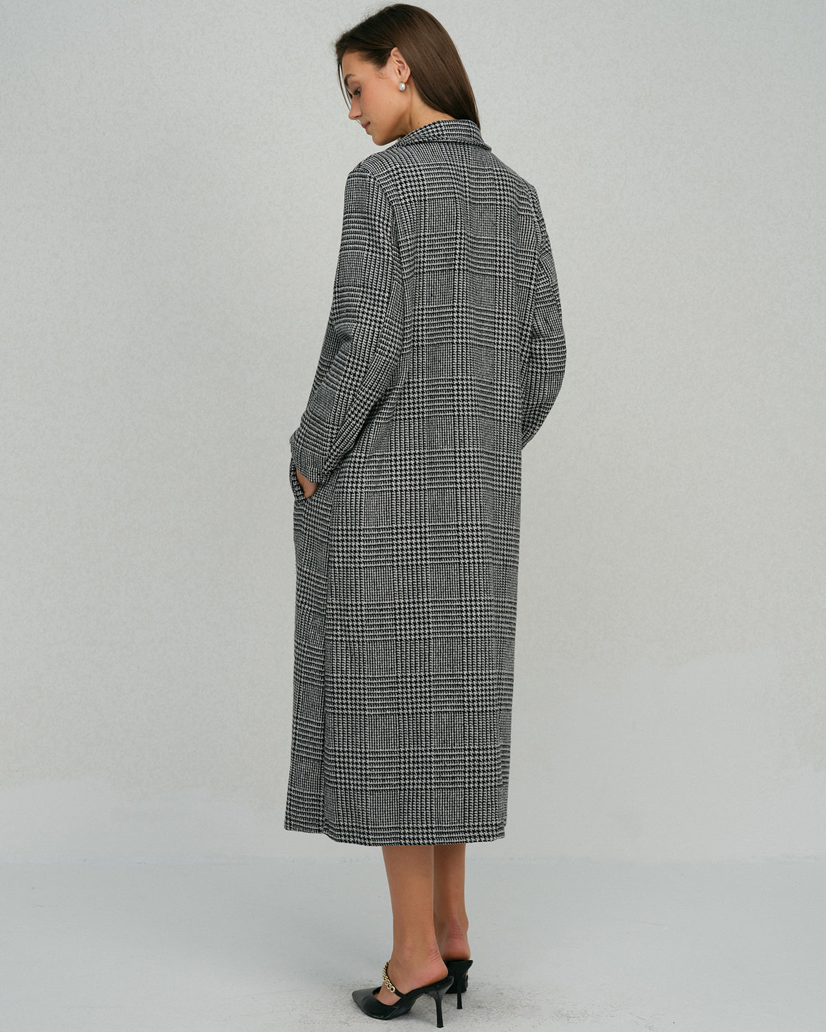 Women's Woven Polyester Coat Outerwear - RIHOAS