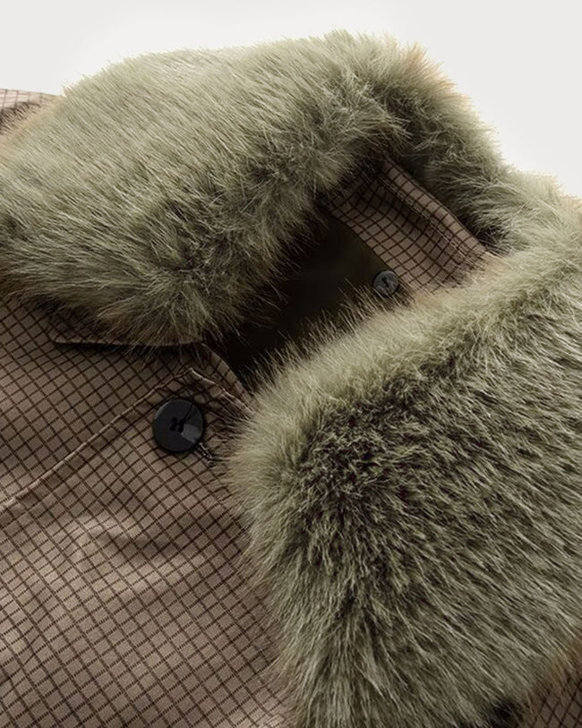 Women's Woven Polyester Coat Outerwear - RIHOAS