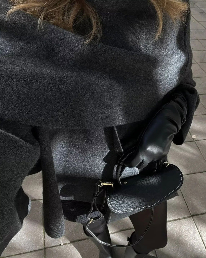 Women's Woven Polyester Coat Outerwear - RIHOAS