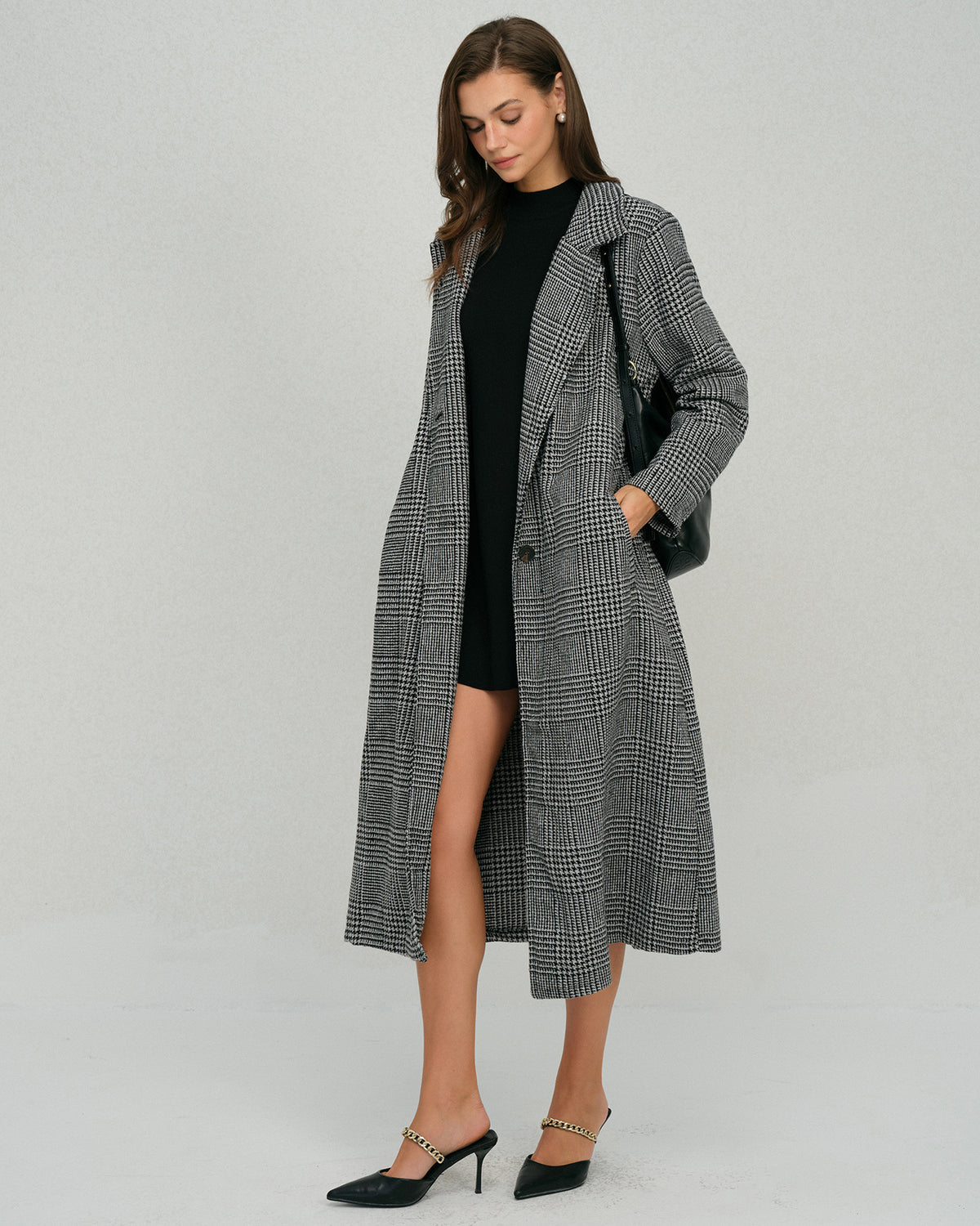 Women's Woven Polyester Coat Outerwear - RIHOAS