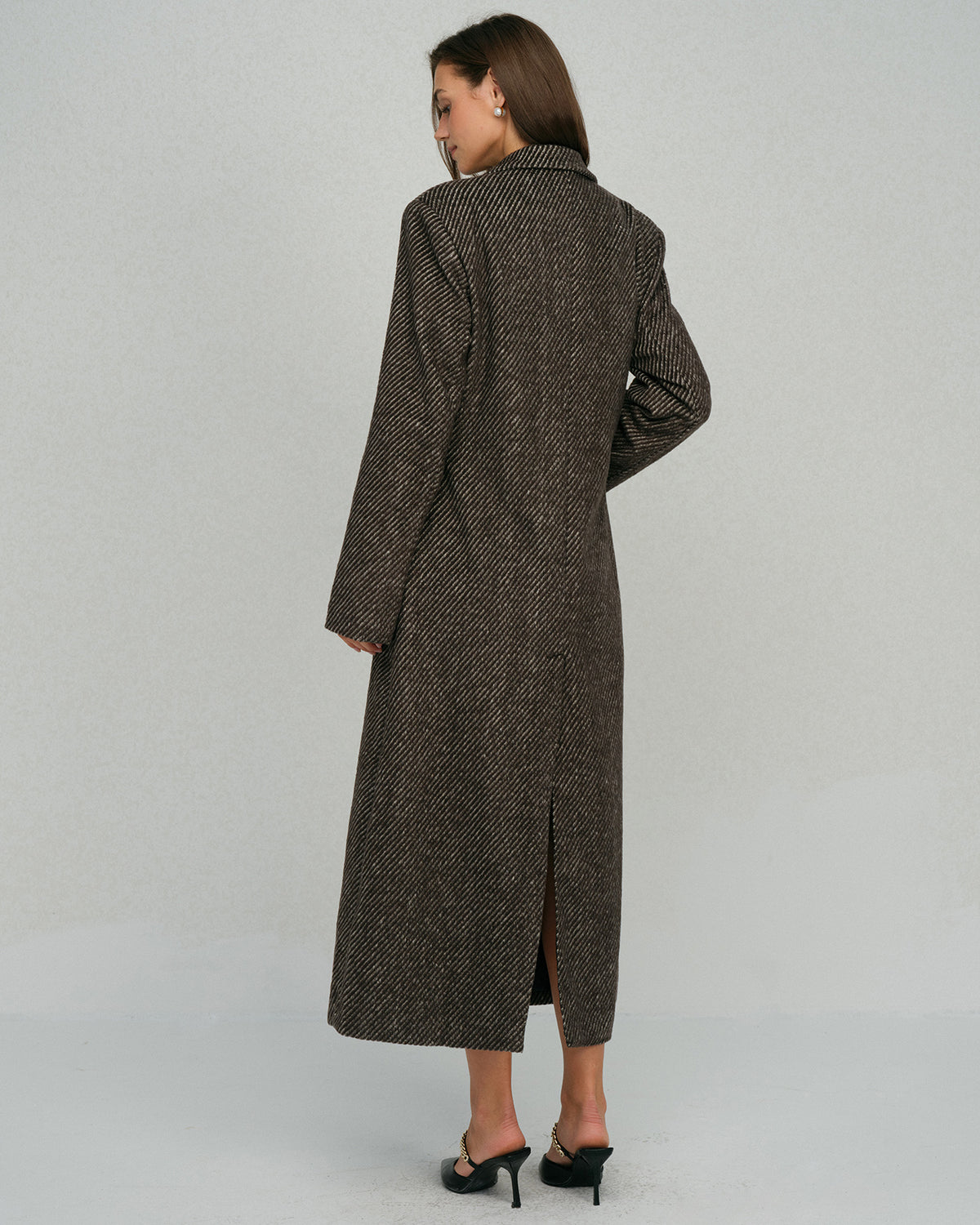 Women's Woven Polyester Coat Outerwear - RIHOAS