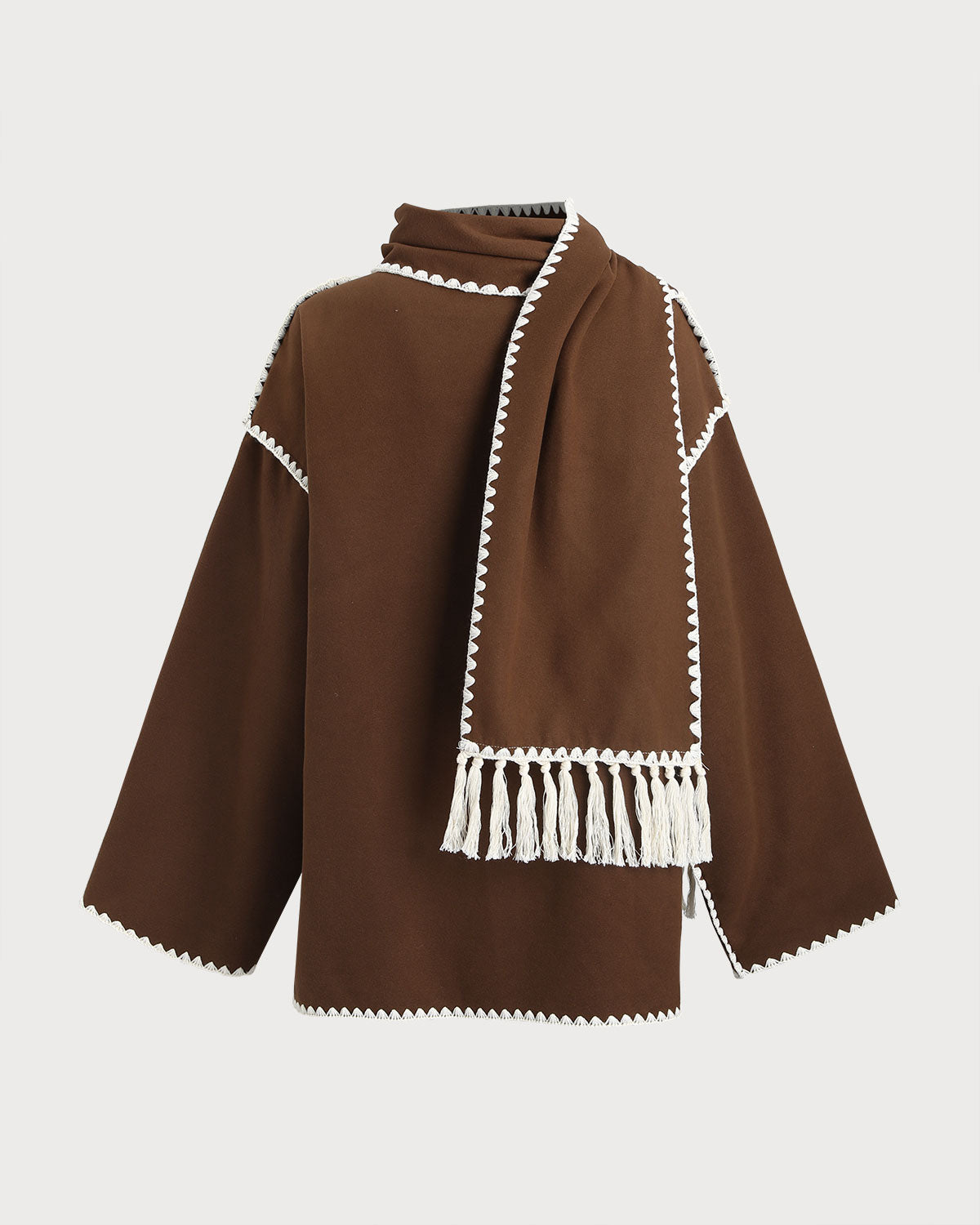 Women's Woven Polyester Coat Outerwear - RIHOAS