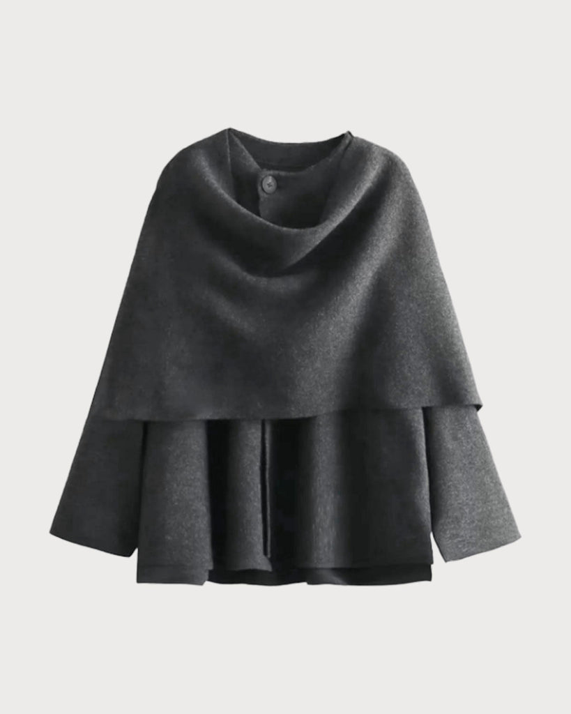Women's Woven Polyester Coat Outerwear - RIHOAS