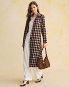 Women's Woven Polyester Coat Outerwear - RIHOAS