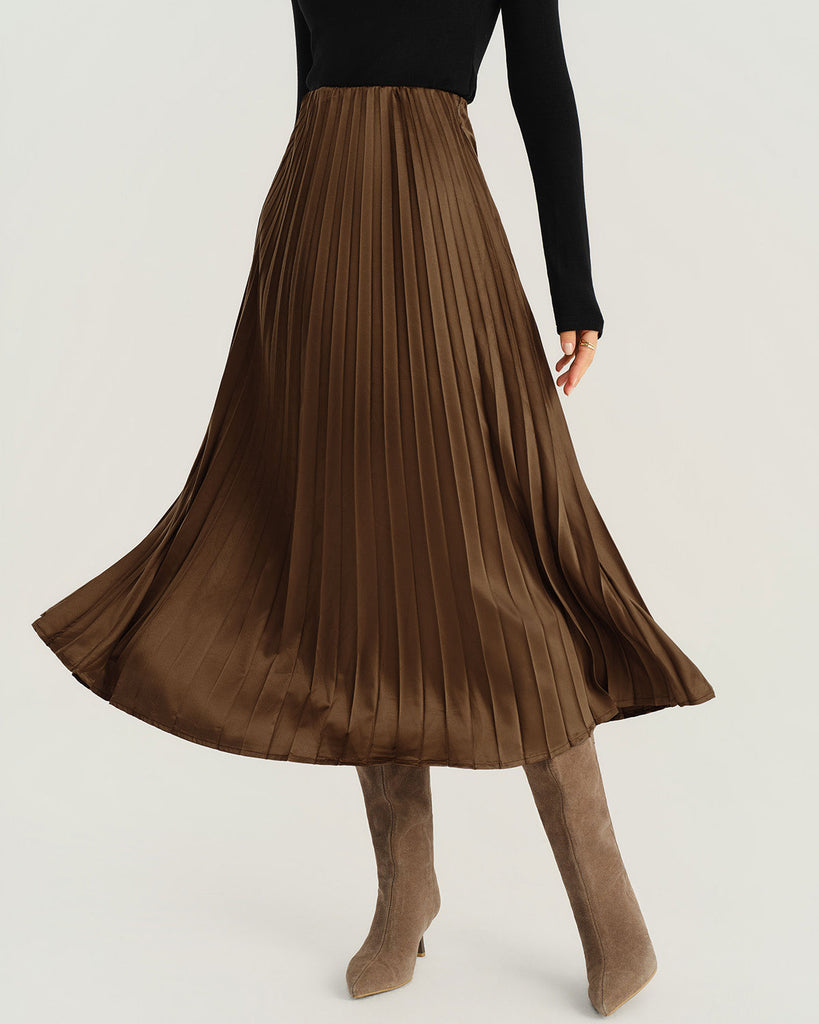 Women's Woven Polyester Halter Skirt Bottoms - RIHOAS