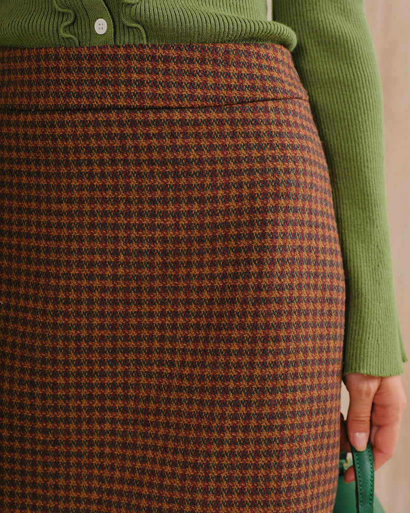 Women's Woven Polyester Halter Skirt Bottoms - RIHOAS