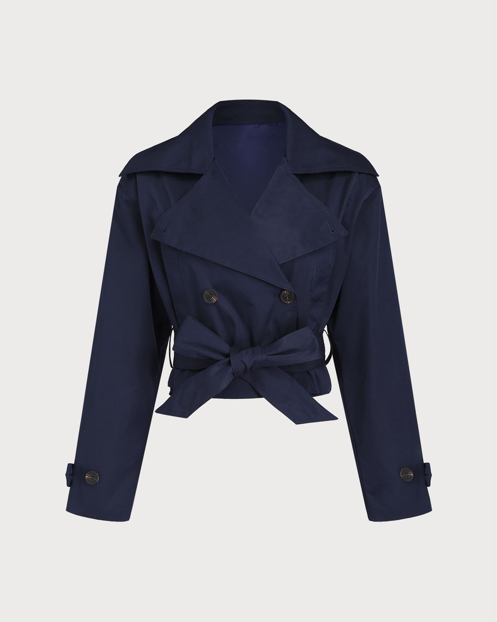 Women's Woven Polyester Jacket Blue Outerwear - RIHOAS