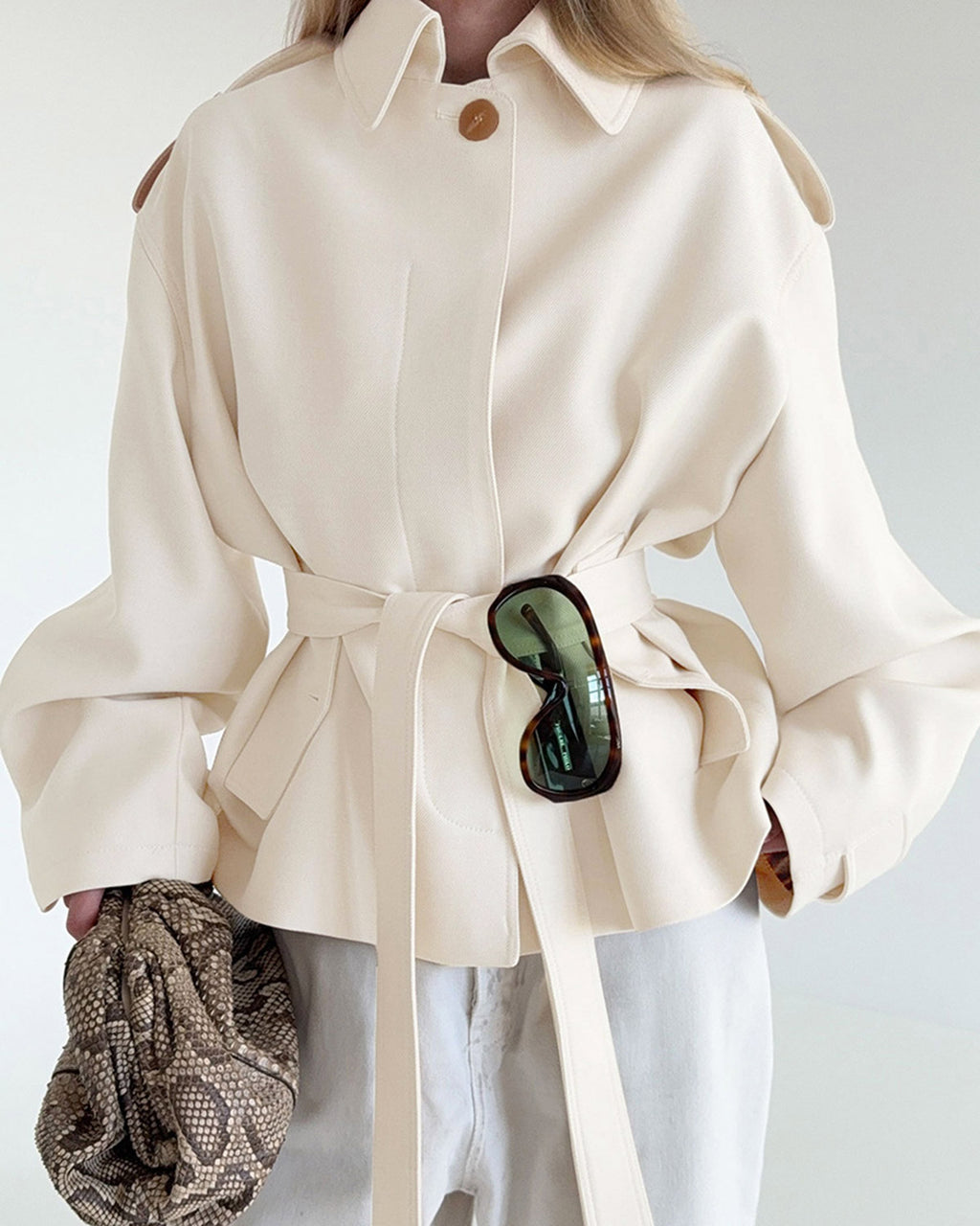 Women's Woven Polyester Jacket Outerwear - RIHOAS