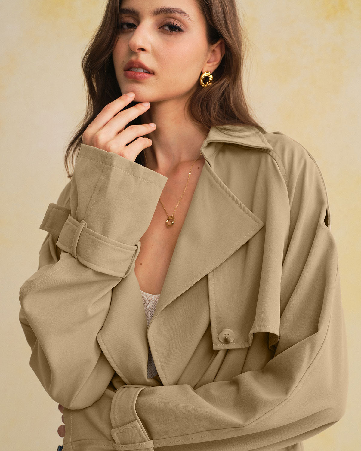 Women's Woven Polyester Jacket Outerwear - RIHOAS