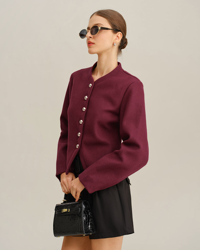 Women's Woven Polyester Jacket Outerwear - RIHOAS