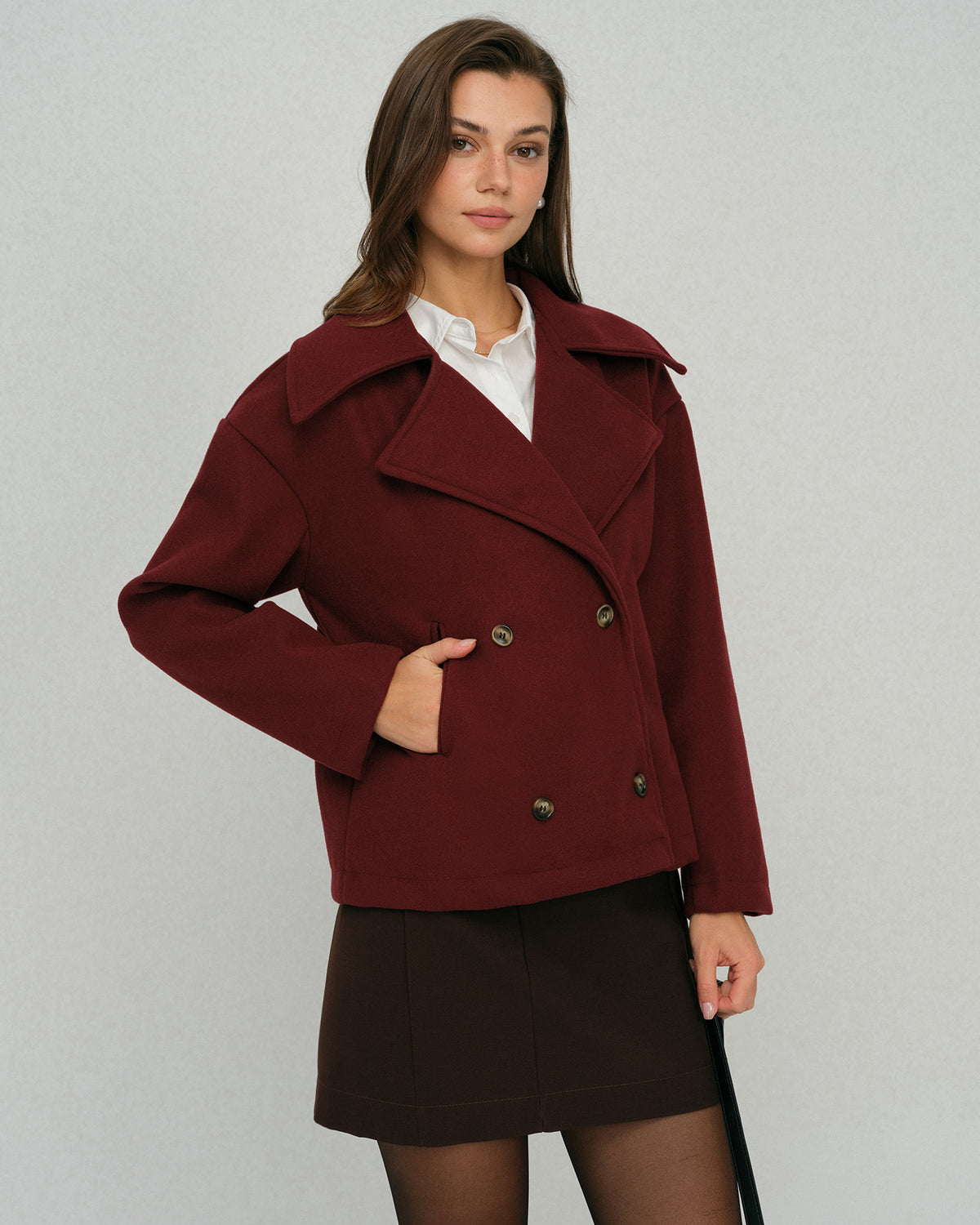 Women's Woven Polyester Jacket Outerwear - RIHOAS