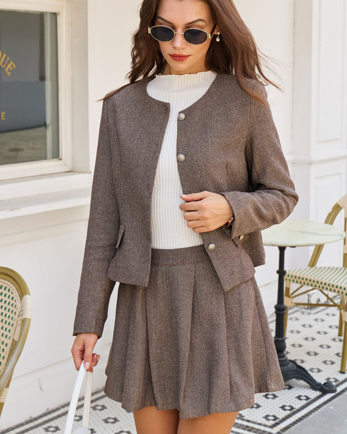 Women's Woven Polyester Jacket Outerwear - RIHOAS