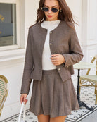 Women's Woven Polyester Jacket Outerwear - RIHOAS