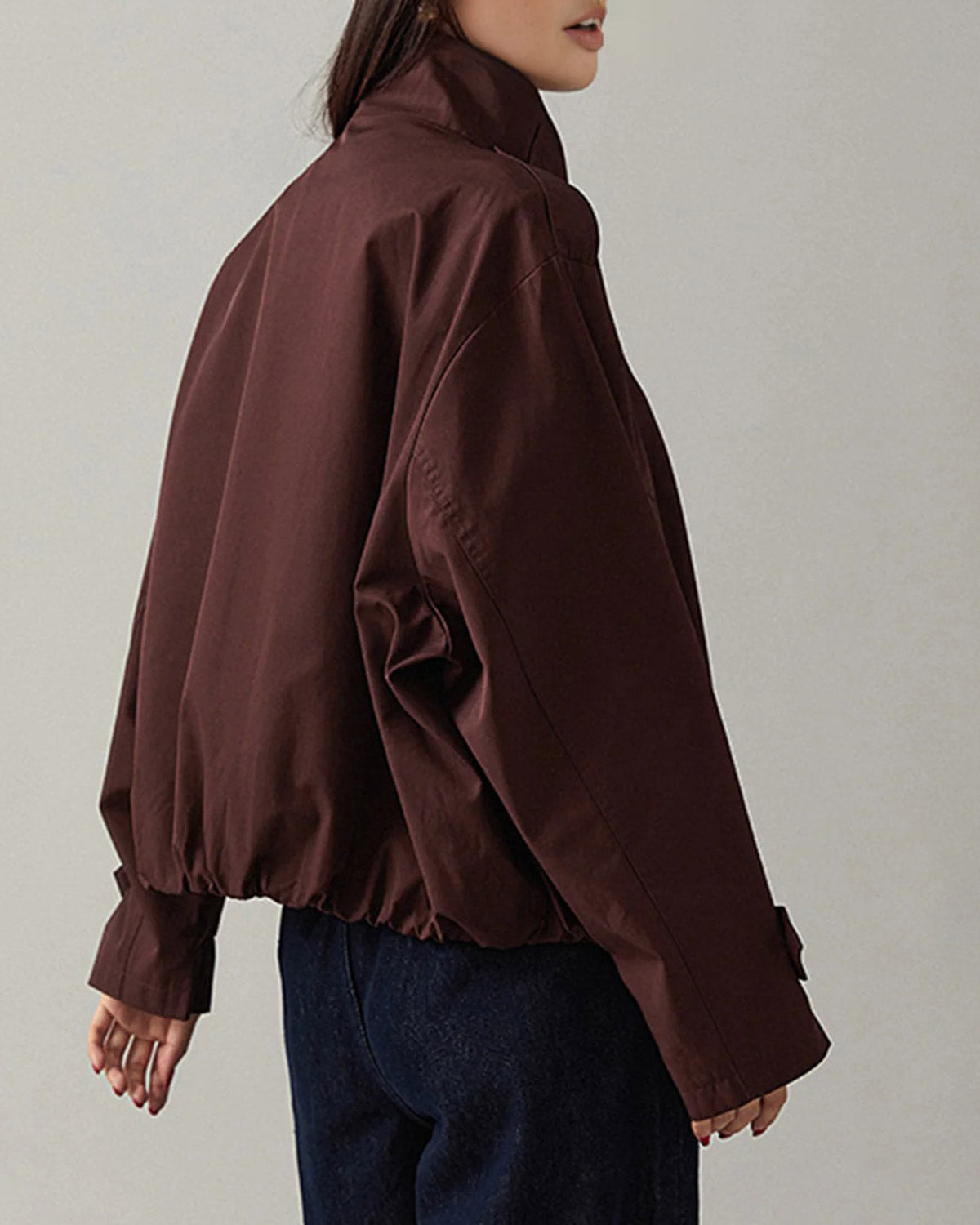 Women's Woven Polyester Jacket Outerwear - RIHOAS