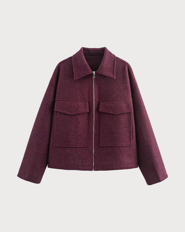 Women's Woven Polyester Jacket Outerwear - RIHOAS
