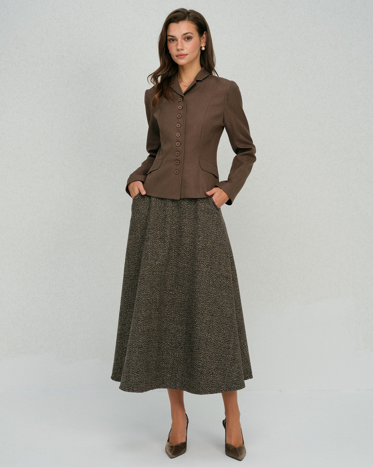 Women's Woven Polyester Jacket Outerwear - RIHOAS