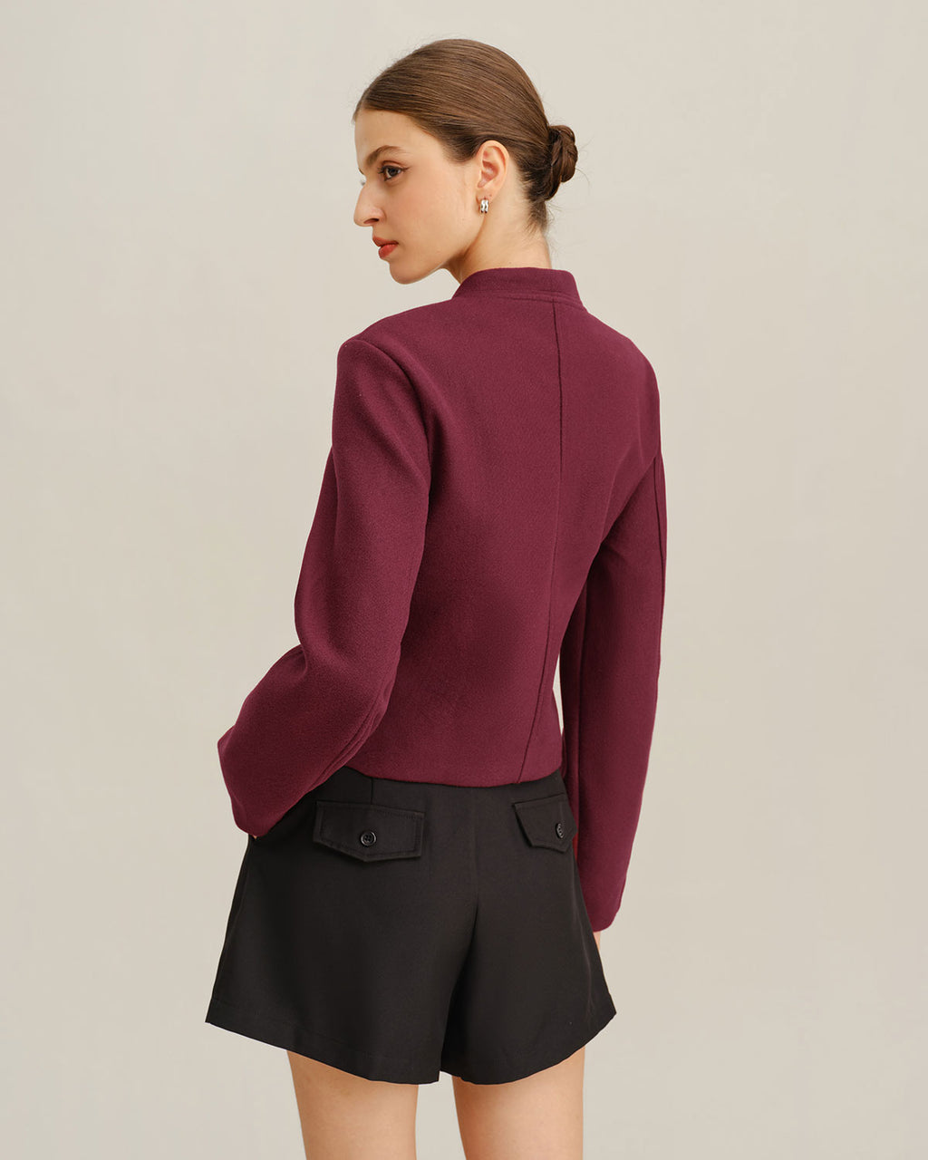 Women's Woven Polyester Jacket Outerwear - RIHOAS