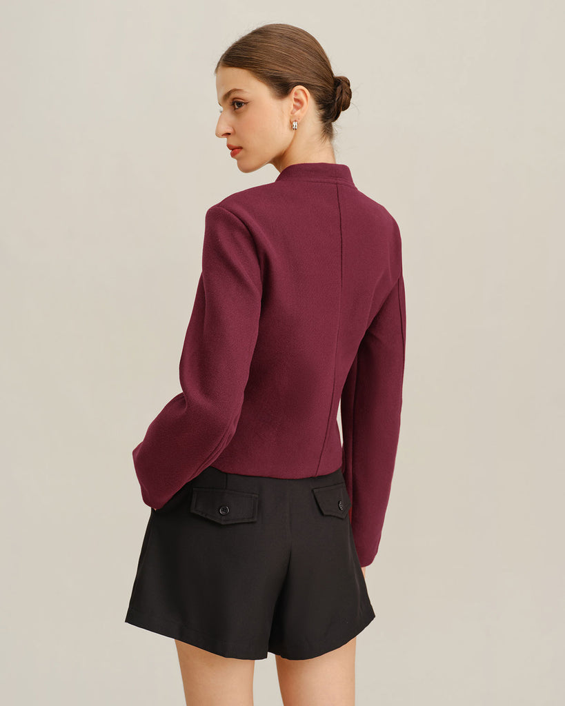 Women's Woven Polyester Jacket Outerwear - RIHOAS