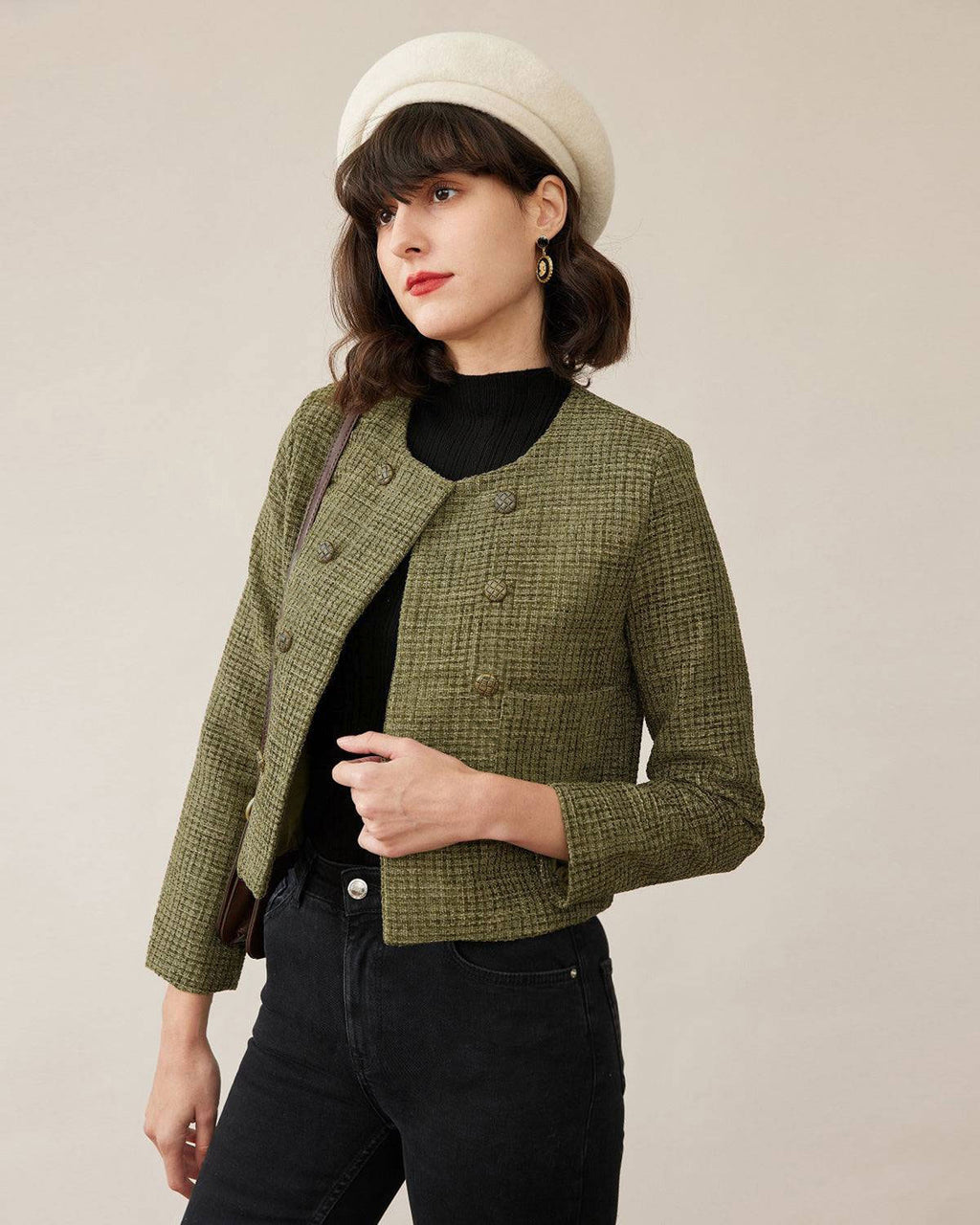 Women's Woven Polyester Jacket Outerwear - RIHOAS