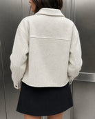 Women's Woven Polyester Jacket - RIHOAS - 03