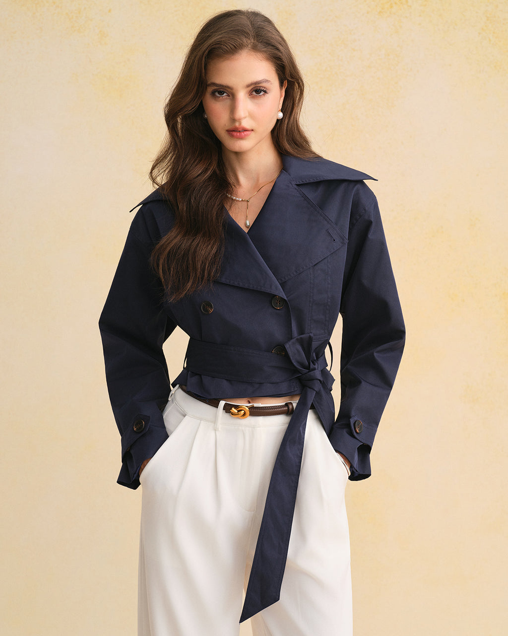 Women's Woven Polyester Jacket Outerwear - RIHOAS
