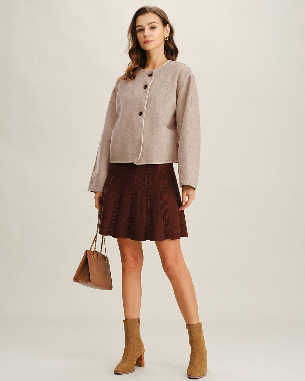 Women's Woven Polyester Jacket Outerwear - RIHOAS