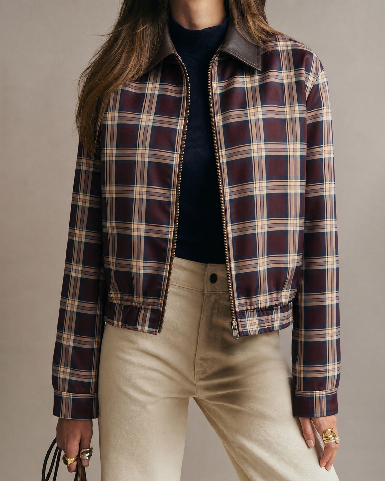 Women's Woven Polyester Jacket - RIHOAS