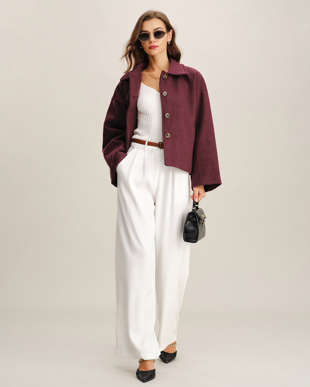 Women's Woven Polyester Jacket Outerwear - RIHOAS