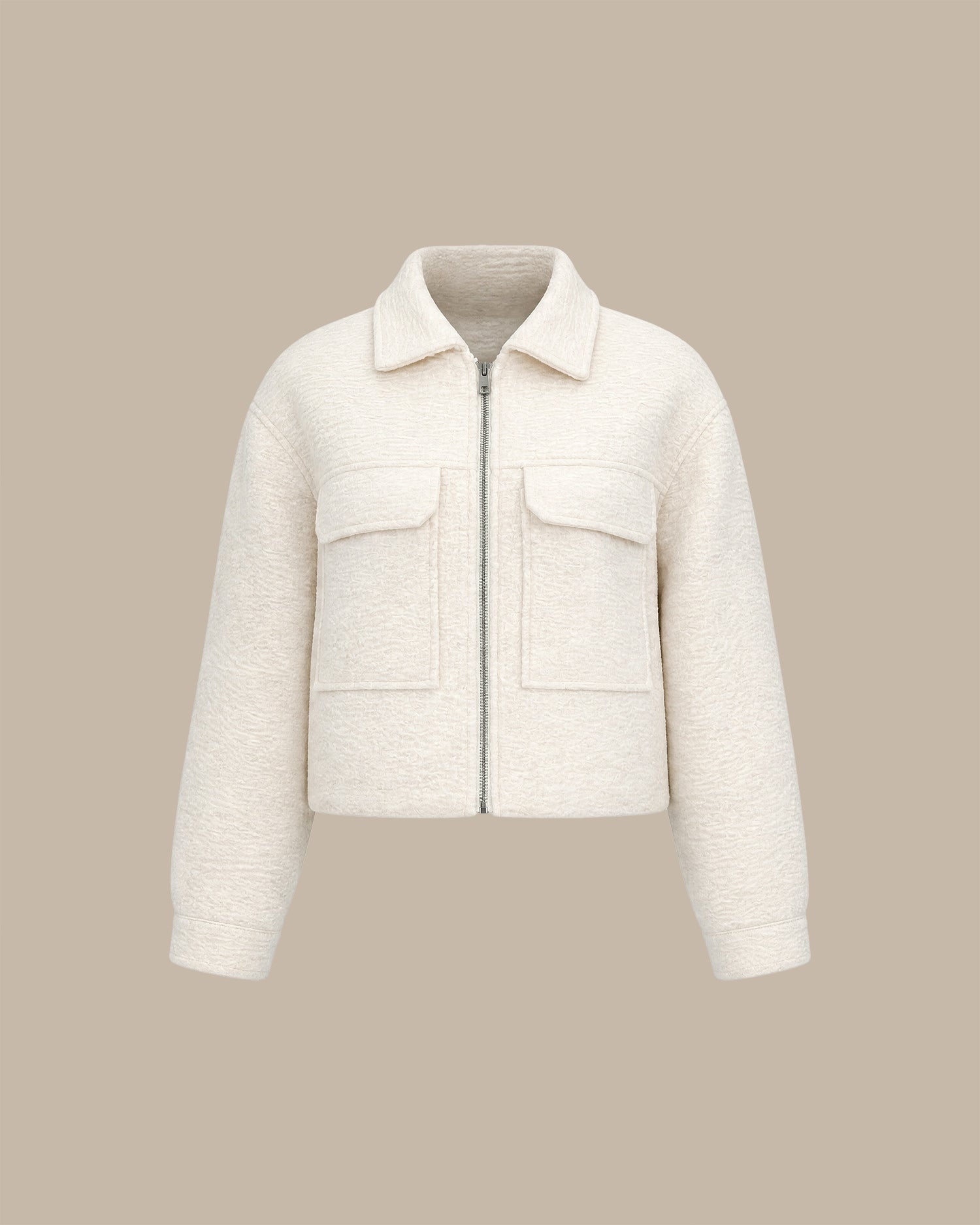 Women's Woven Polyester Jacket - RIHOAS - 04