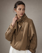 Women's Woven Polyester Jacket - RIHOAS - 01