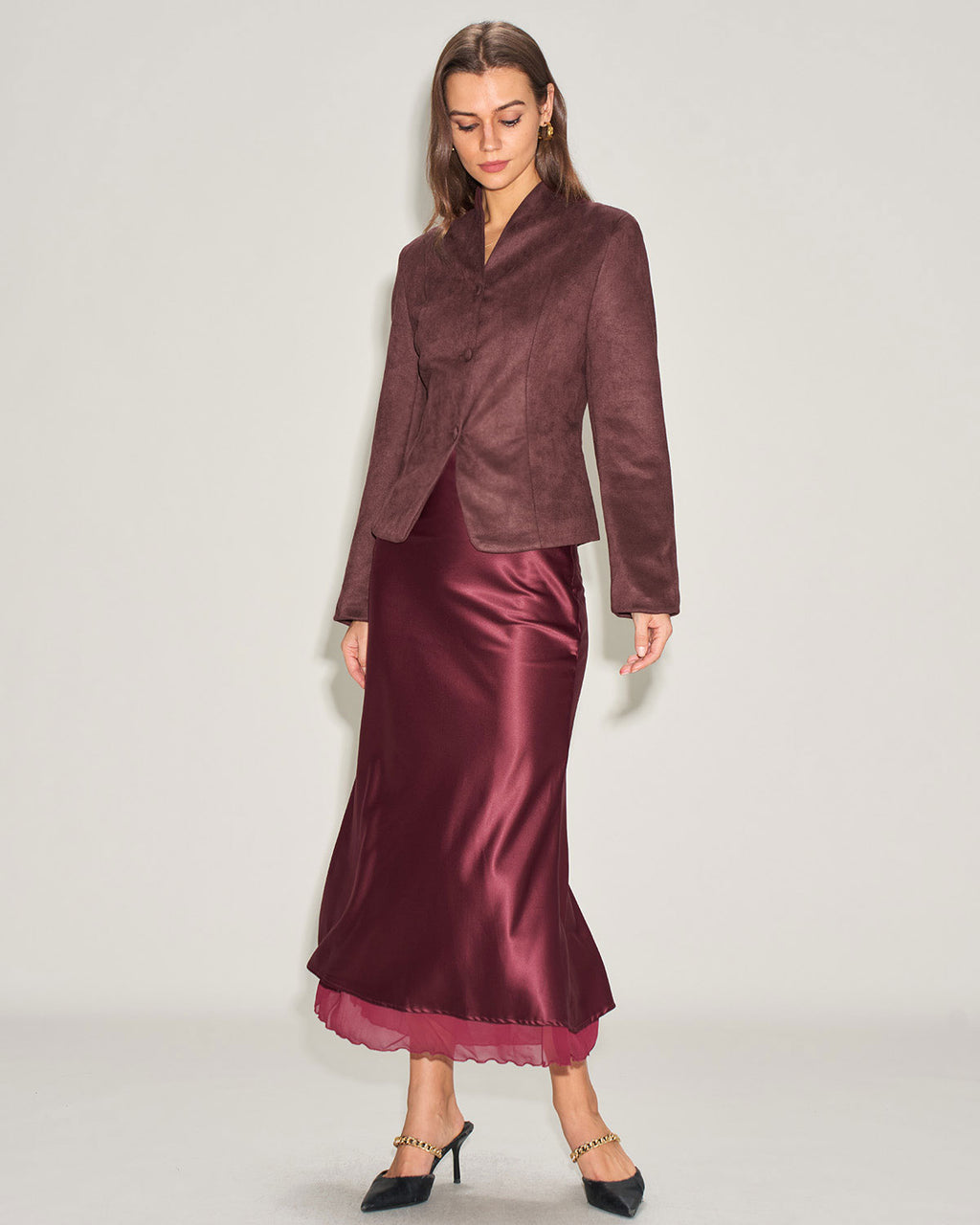 Women's Woven Polyester Jacket Outerwear - RIHOAS