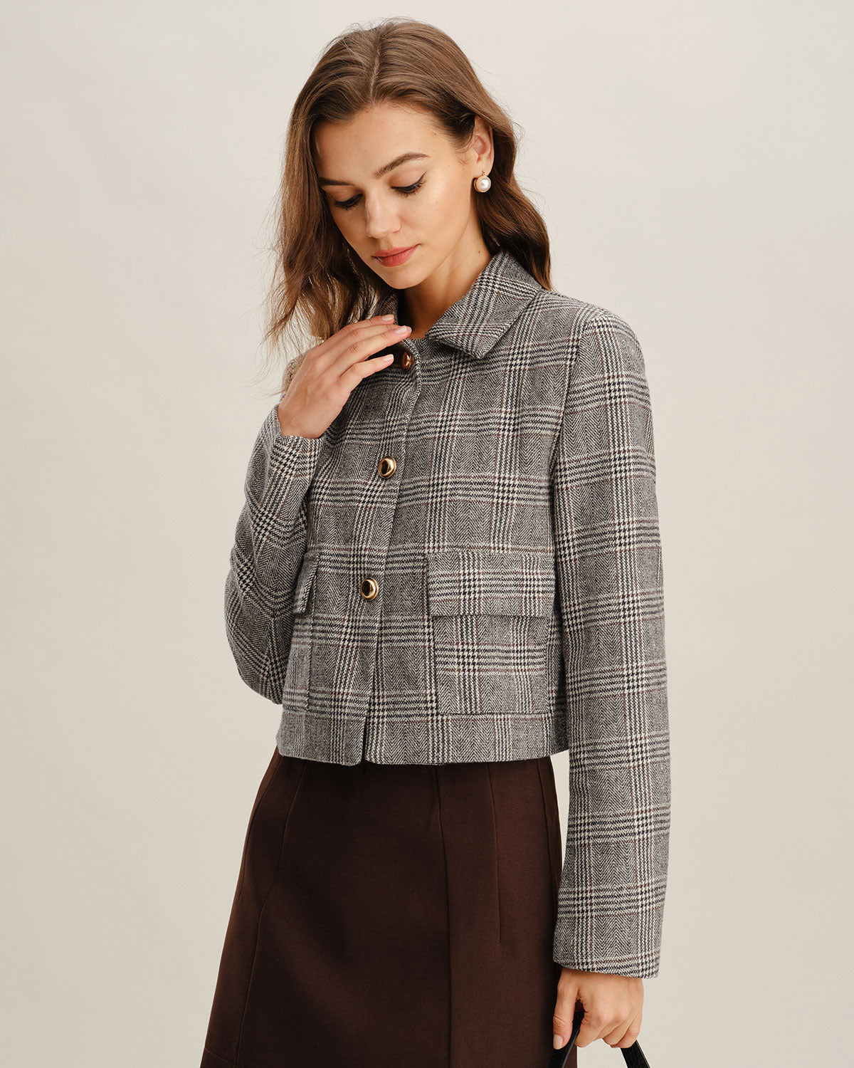 Women's Woven Polyester Jacket Outerwear - RIHOAS