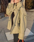 Women's Woven Polyester Jacket Outerwear - RIHOAS