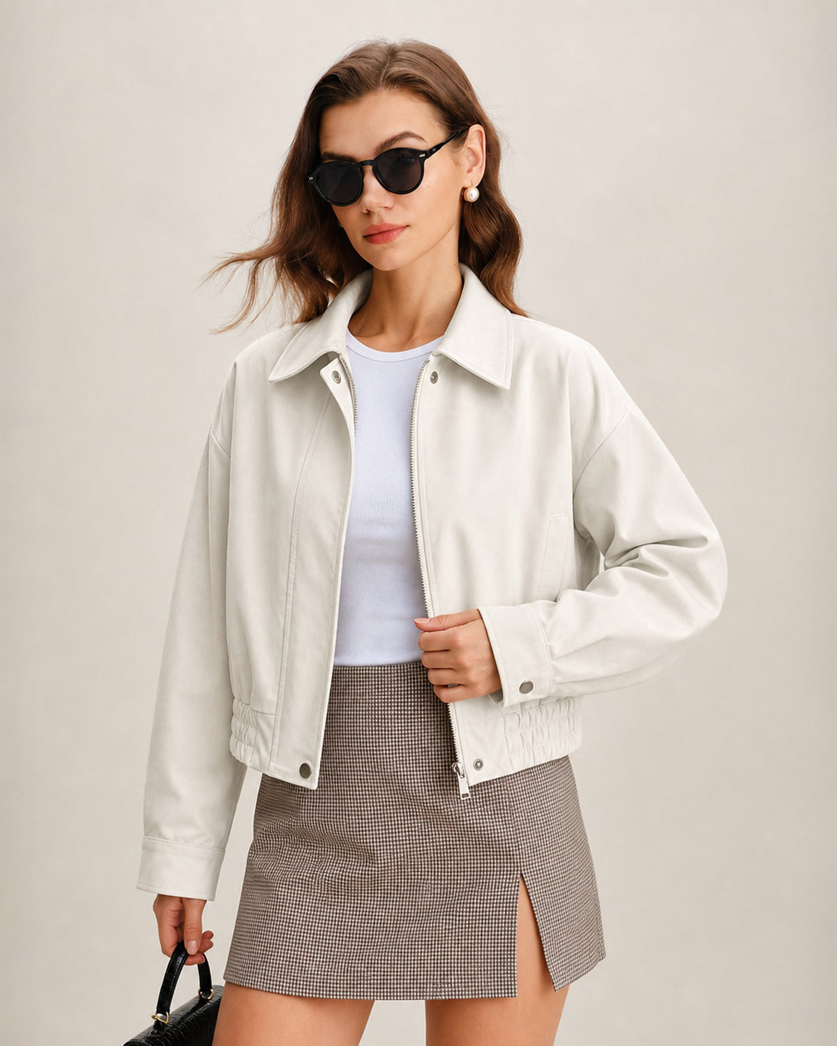 Women's Woven Polyester Jacket - RIHOAS