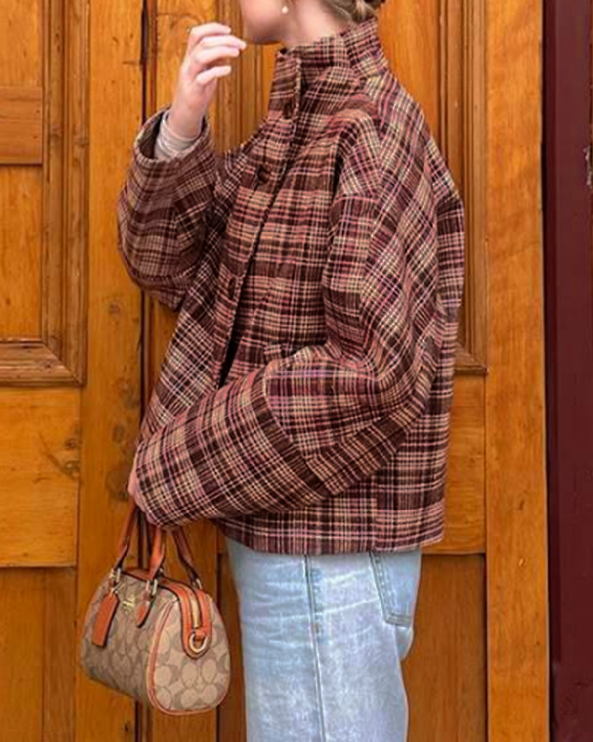 Women's Woven Polyester Jacket Outerwear - RIHOAS