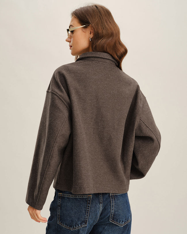 Women's Woven Polyester Jacket Outerwear - RIHOAS