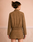 Women's Woven Polyester Jacket - RIHOAS - 02