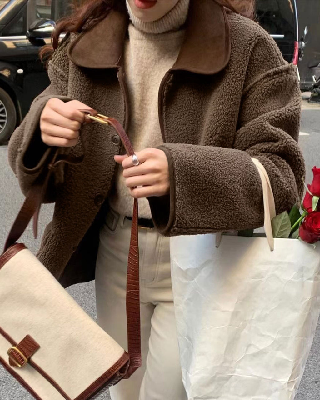 Women's Woven Polyester Jacket Outerwear - RIHOAS