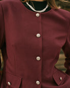 Women's Woven Polyester Jacket Outerwear - RIHOAS