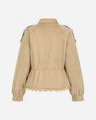 Women's Woven Polyester Jacket - RIHOAS - 03