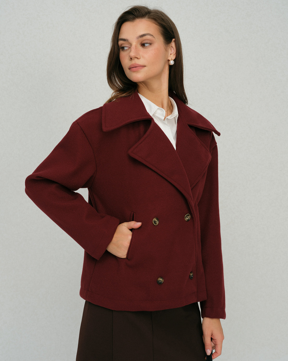 Women's Woven Polyester Jacket Outerwear - RIHOAS