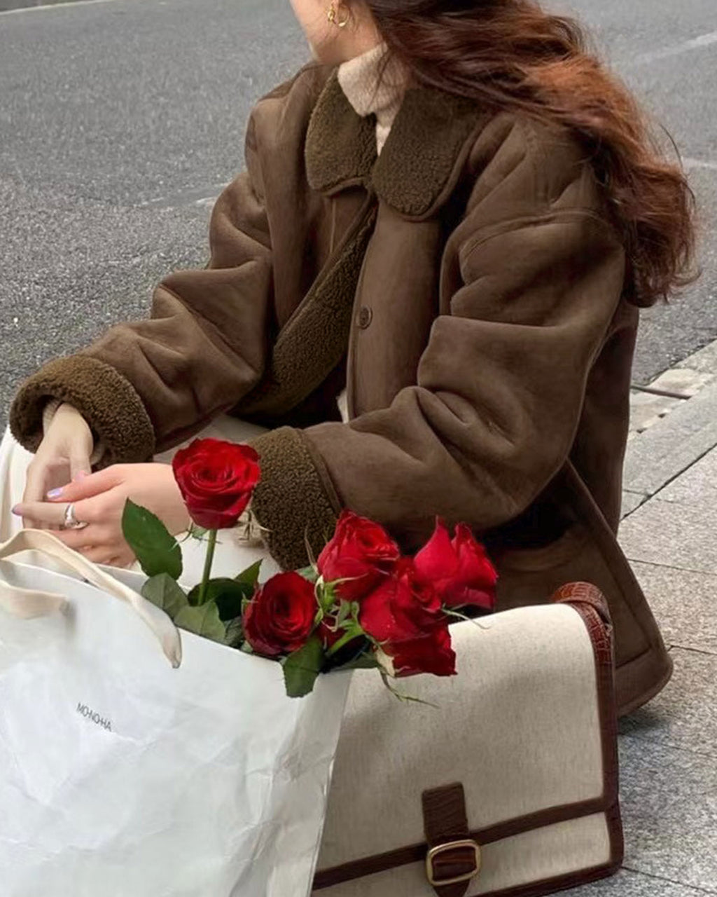 Women's Woven Polyester Jacket Outerwear - RIHOAS