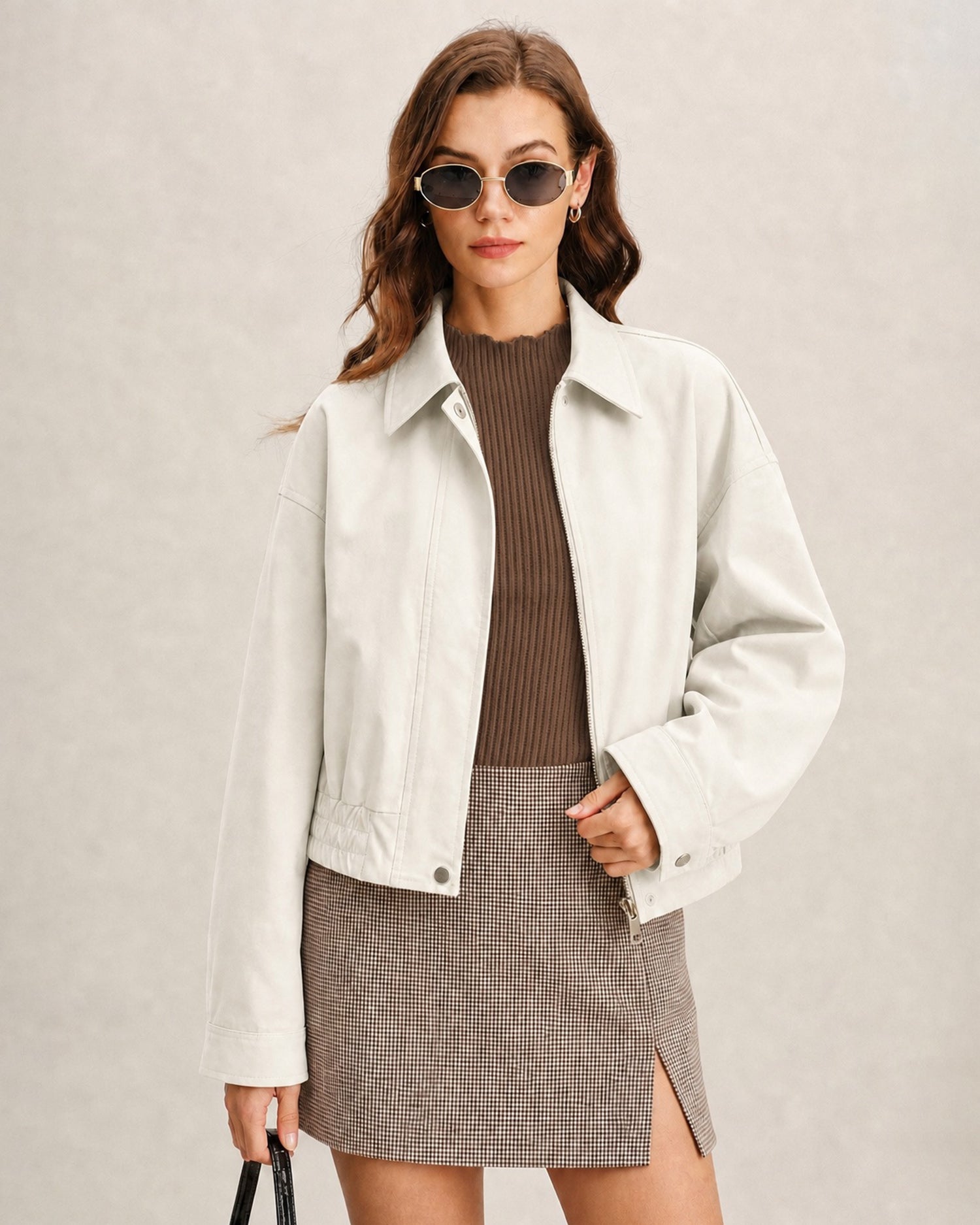 Women's Woven Polyester Jacket - RIHOAS