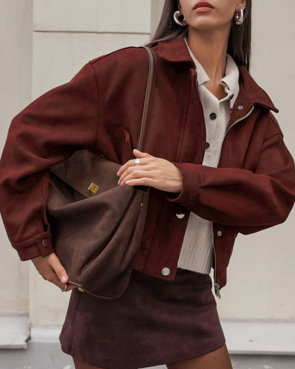 Women's Woven Polyester Jacket Outerwear - RIHOAS