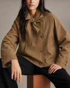 Women's Woven Polyester Jacket - RIHOAS - 02