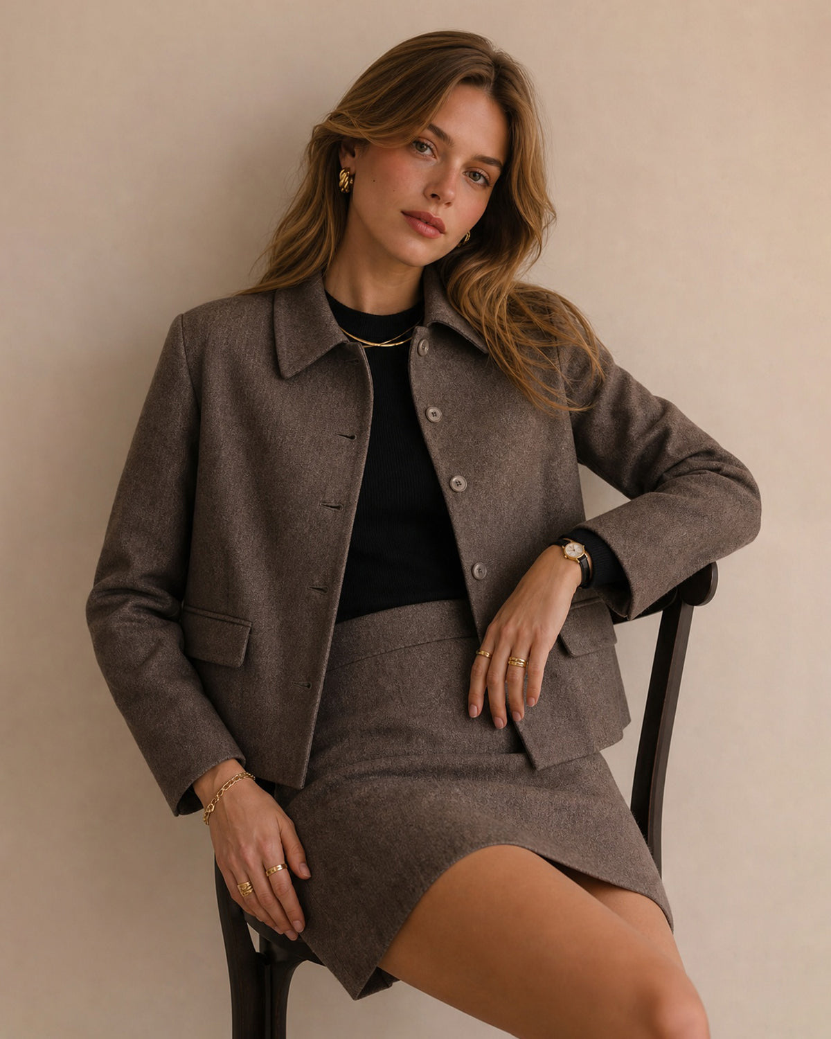 Women's Woven Polyester Jacket - RIHOAS