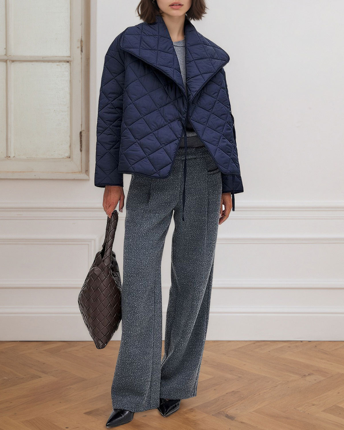 Women's Woven Polyester Jacket Outerwear - RIHOAS