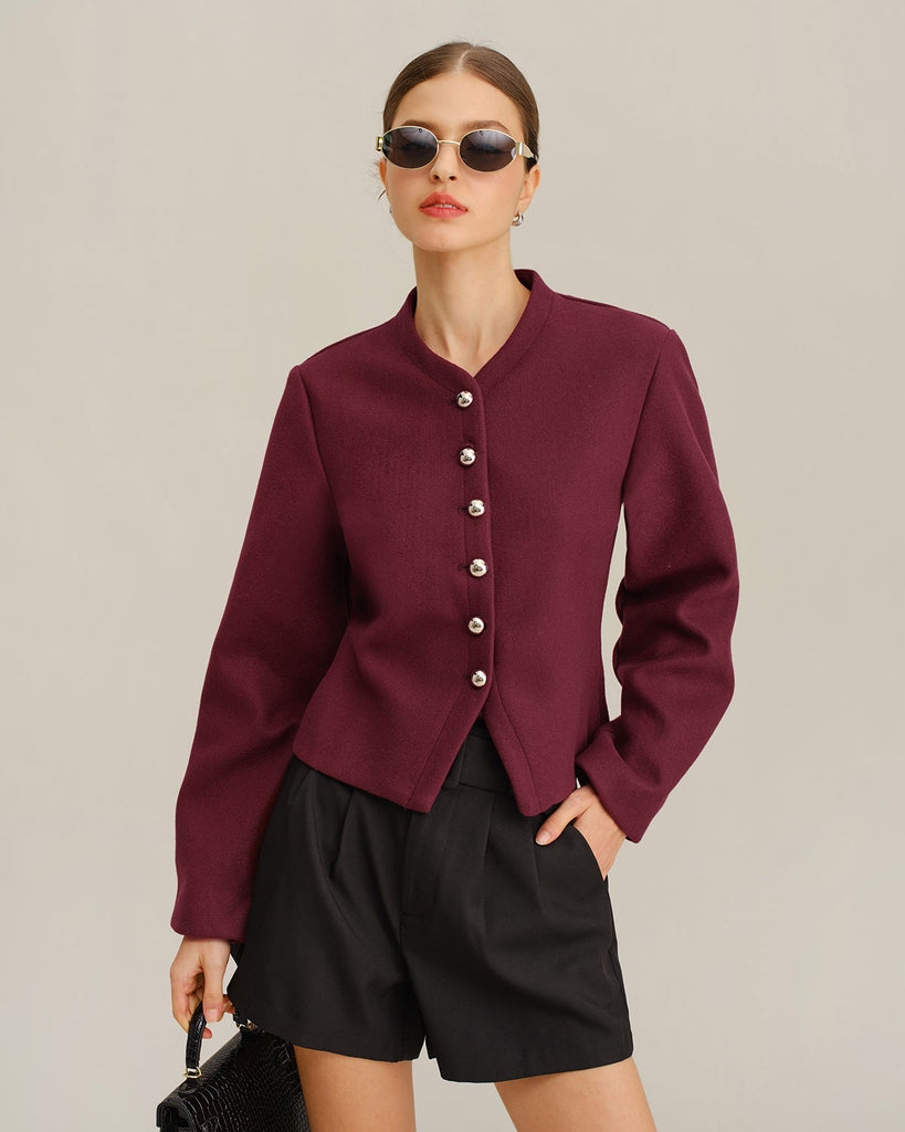 Women's Woven Polyester Jacket Outerwear - RIHOAS