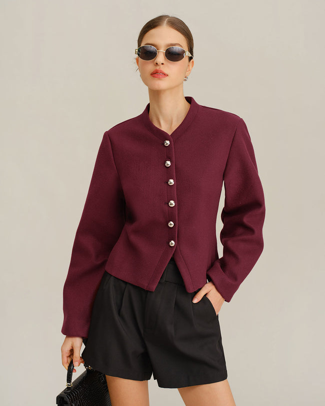 Women's Woven Polyester Jacket Outerwear - RIHOAS
